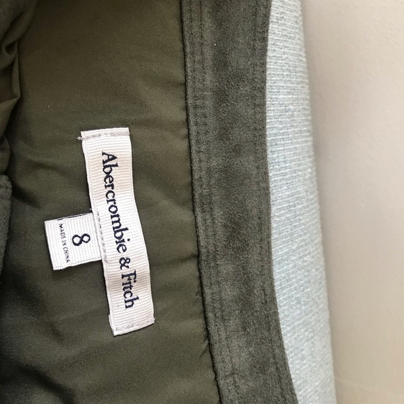 Abercrombie & Fitch Suede Snap Button Skirt - Picture 2 of 3